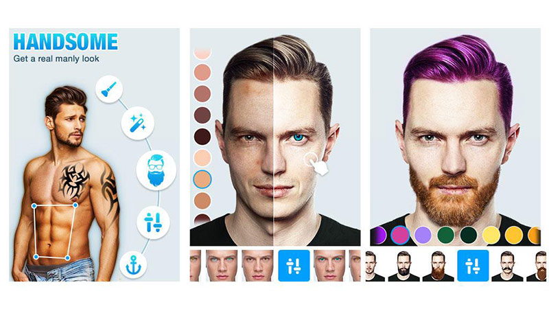 Handsome- photo editor for men