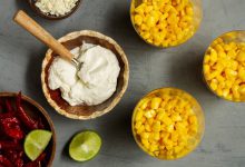 طرز تهیه ذرت مکزیکی با بلال و کنسرو ذرت + طرز تهیه سس