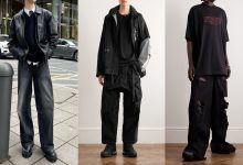 black streetwear outfits for men