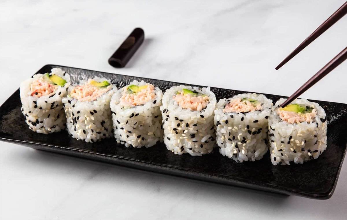 سوشی کالیفرنیا رول - انواع سوشی