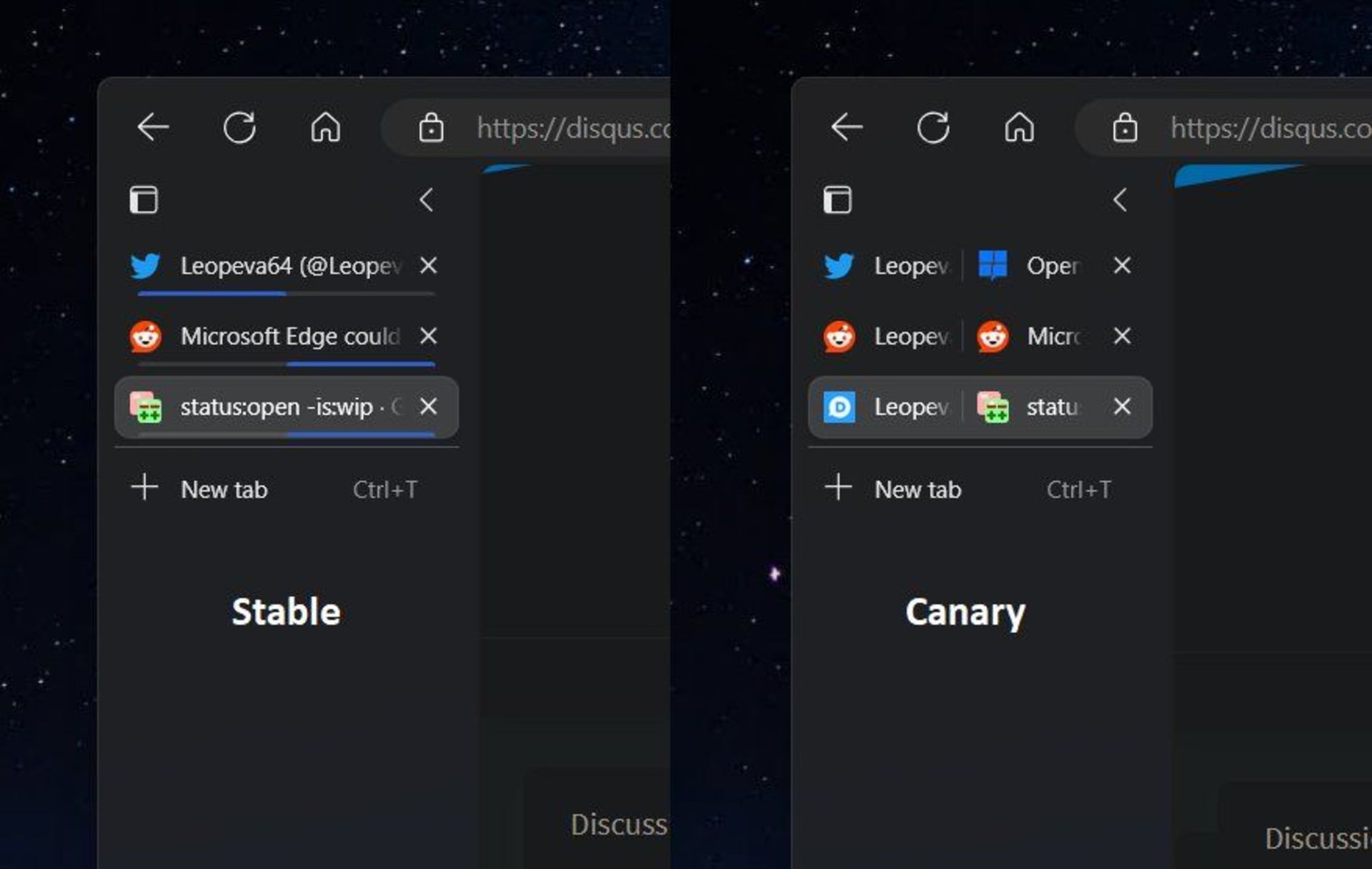 قابلیت اسپلیت اسکرین اج