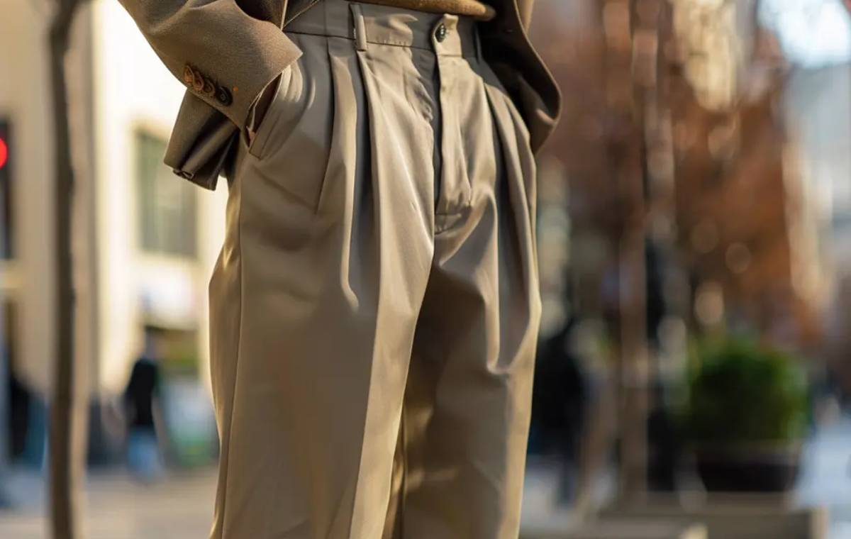 شلوارهای بگی در راهنمای استایل غیررسمی برای مردان در ۲۰۲۴ 