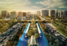 پروژه جدید دبی: ساخت ستون سبز ۶۴ کیلومتری در مرکز شهر