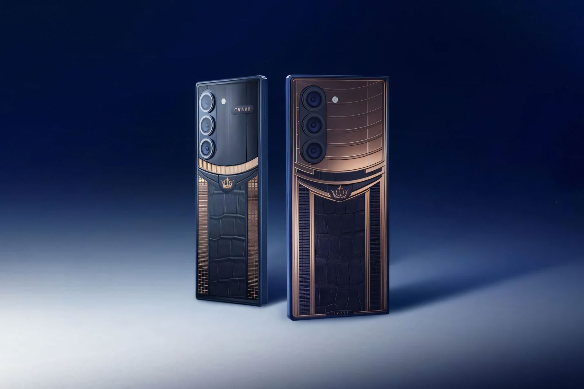 رونمایی زد فولد ۶ سامسونگ لوکس با طلای ۱۸ عیار و چرم کروکودیل