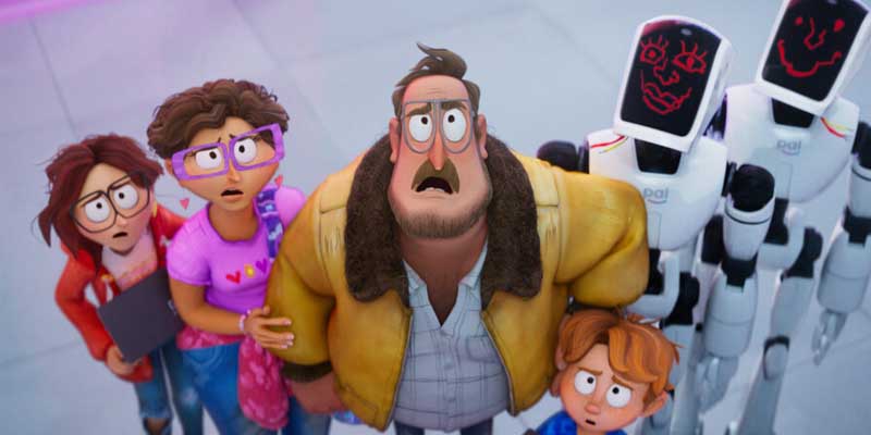 انیمیشن میشل ها مقابل ربات ها