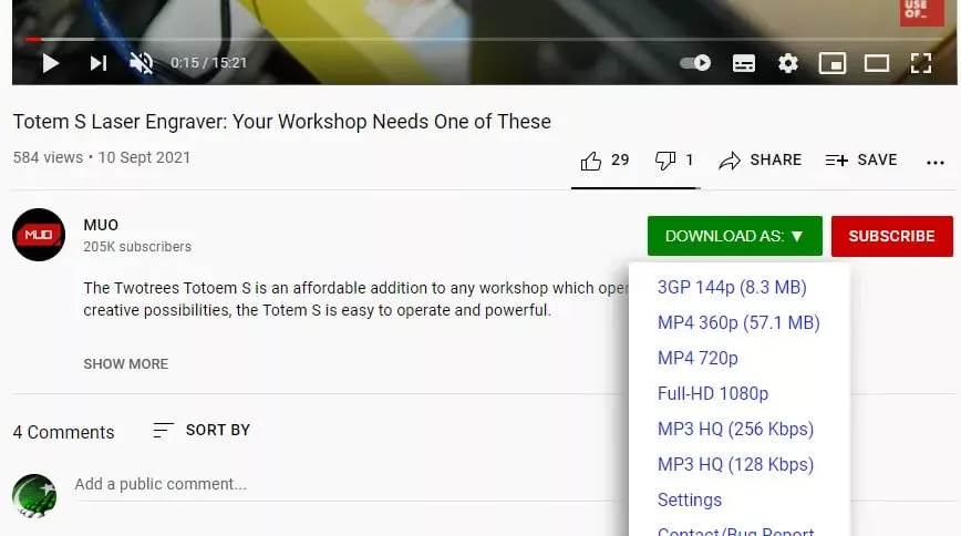Easy YouTube Video Downloader