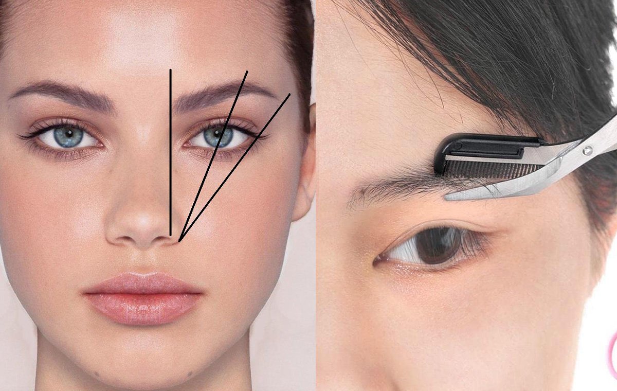 اصلاح ابرو دخترانه در خانه