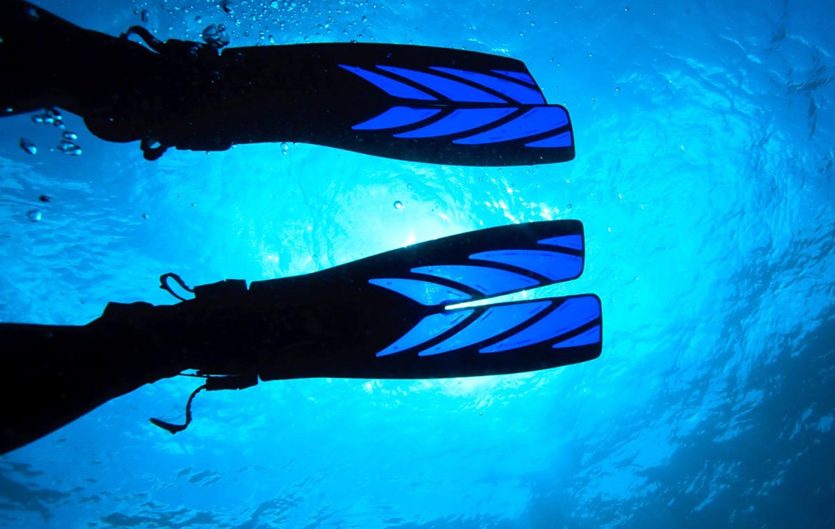 در راهنمای خرید فین شنا اندازه مناسب فین باید به گونهای باشد که بهخوبی روی پاهای شما قرار بگیرد