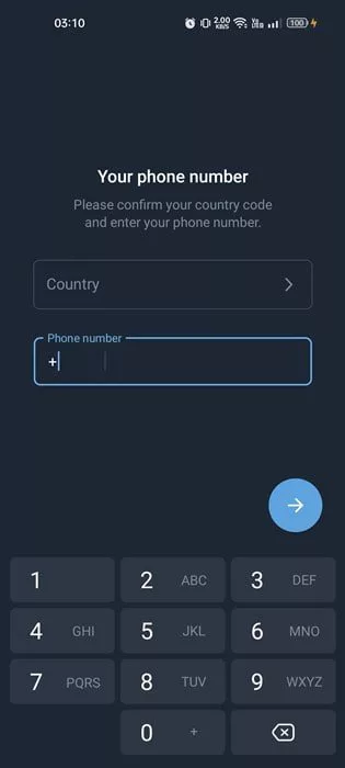 Telegram Phone Number