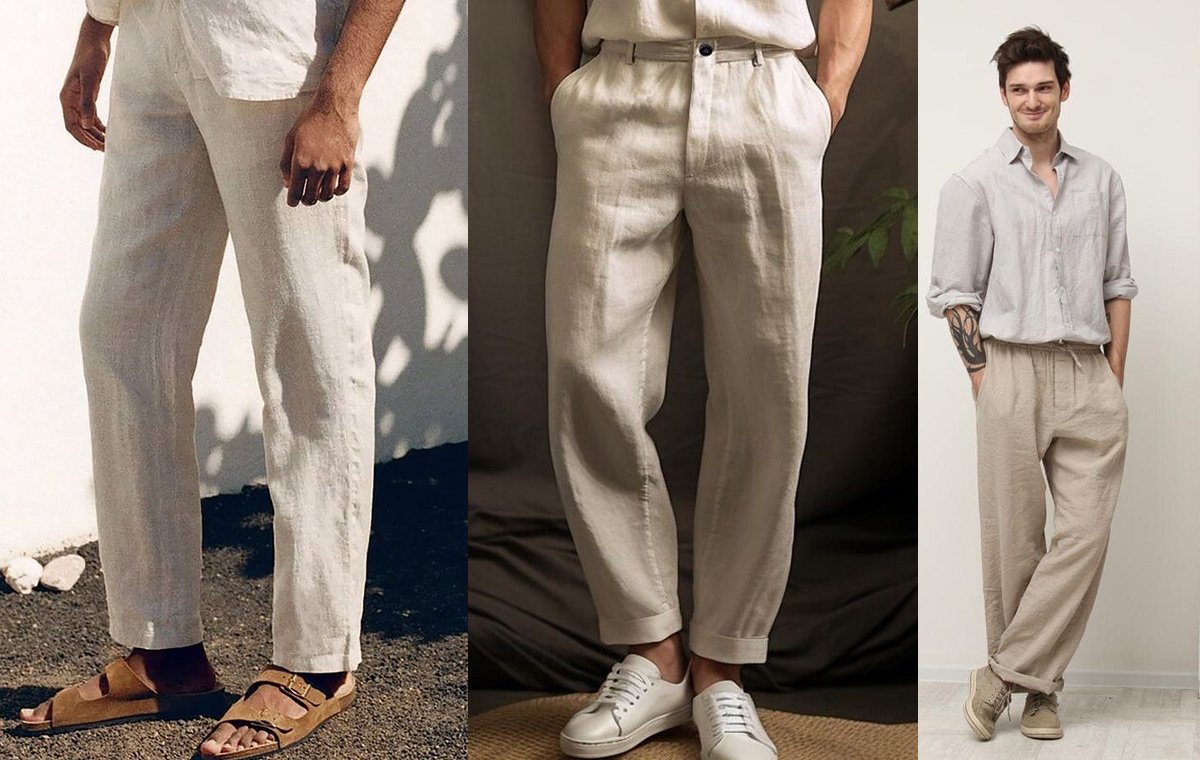 استایل کژوال با شلوار پارچه‌ای