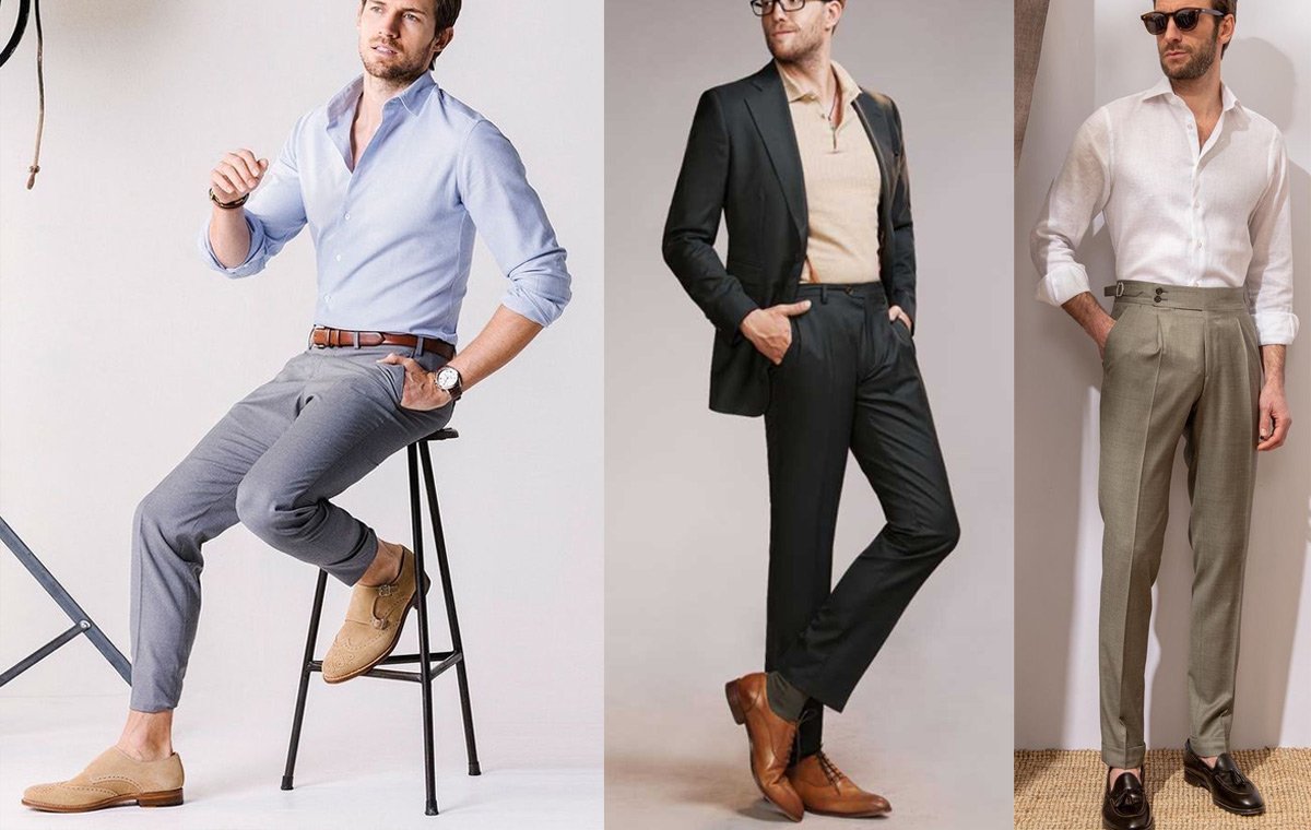 استایل با شلوار پارچه‌ای رسمی