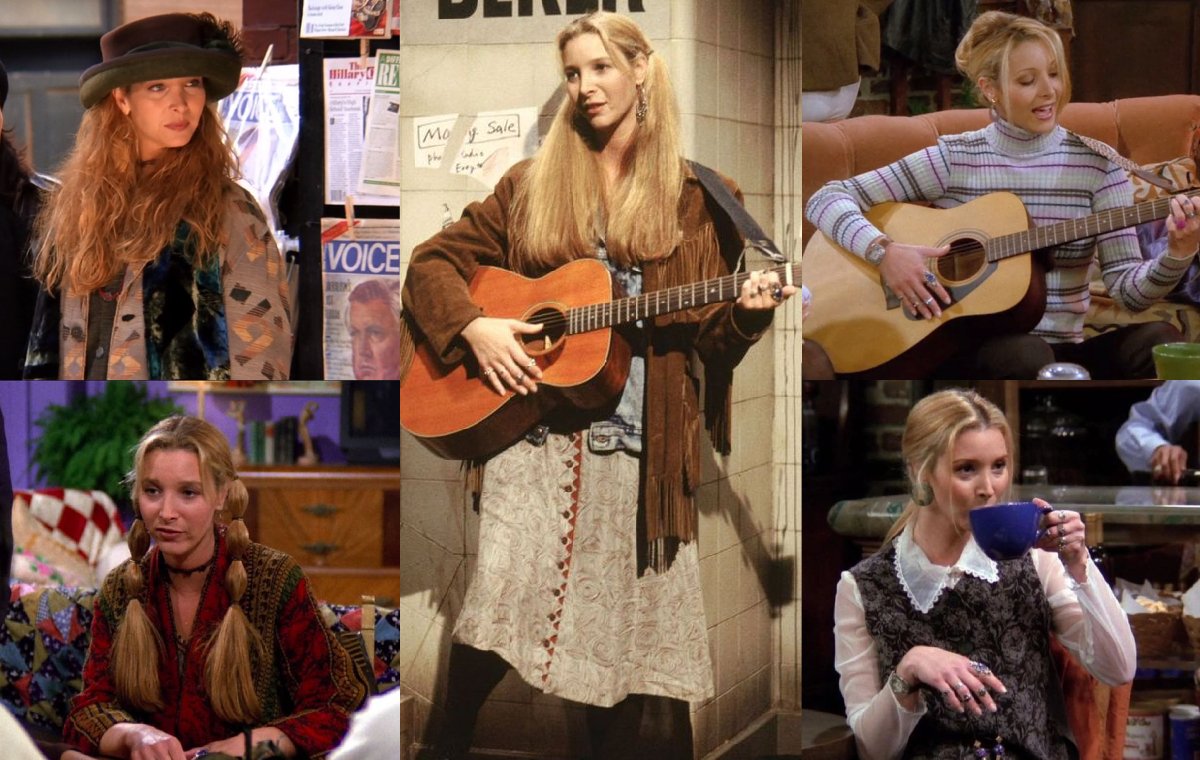 استایل فیبی در سریال فرندز