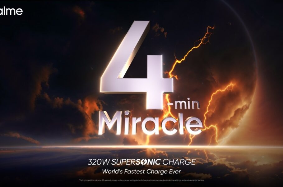 فناوری شارژ 320 واتی ریلمی معرفی شد؛ شارژ کامل باتری گوشی در کمتر از 5 دقیقه!