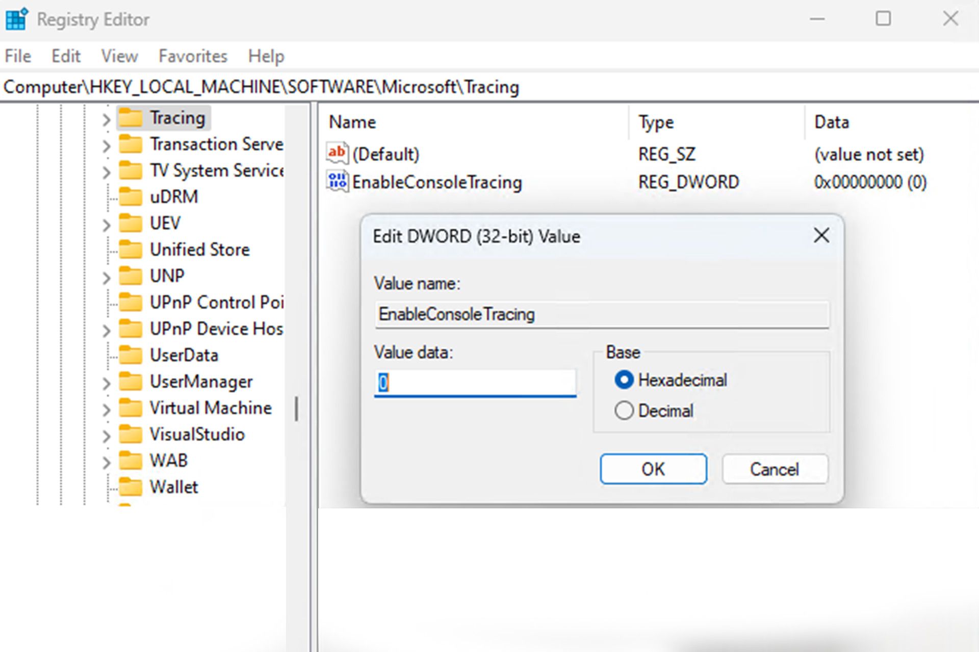 تغییر ظاهر ویندوز ۱۱ به ۱۰ با استفاده از رجیتسری مرحله اول
