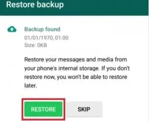 restore android