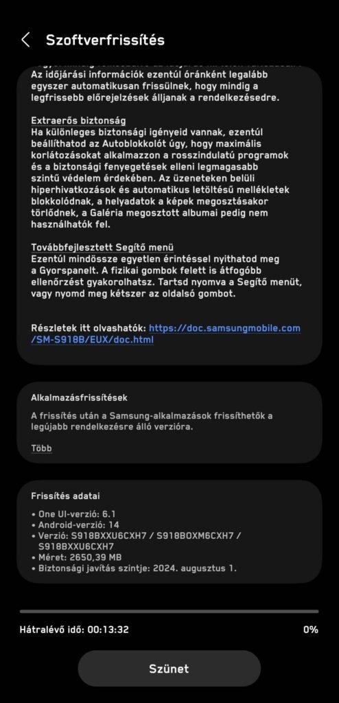 آپدیت One UI 6.1.1