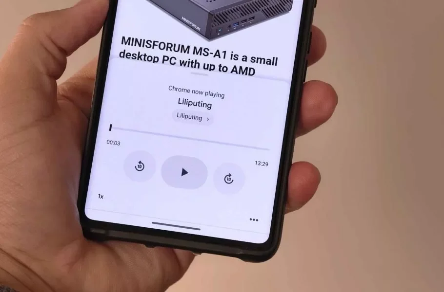 نسخه اندروید کروم بالاخره می‌تواند در پس‌زمینه مقالات اینترنتی را برای شما بخواند