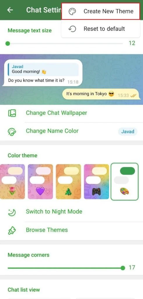 آموزش ساخت تم در تلگرام