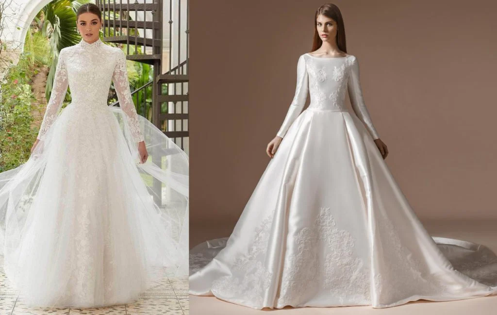 aline wedding dress