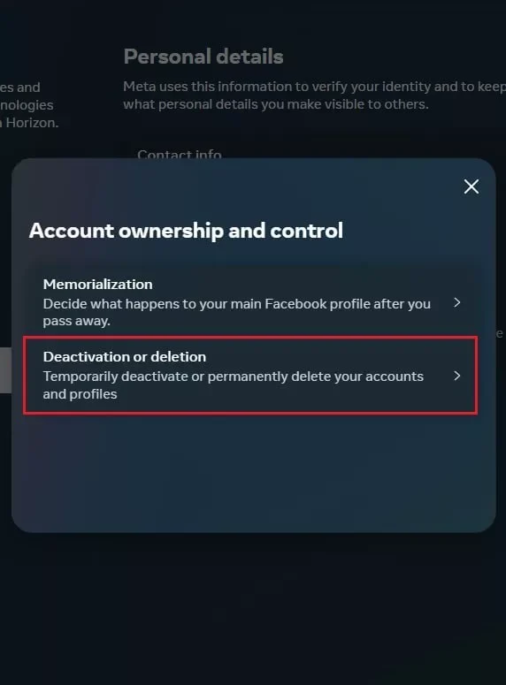 راهنمای حذف دائمی حساب فیسبوک1