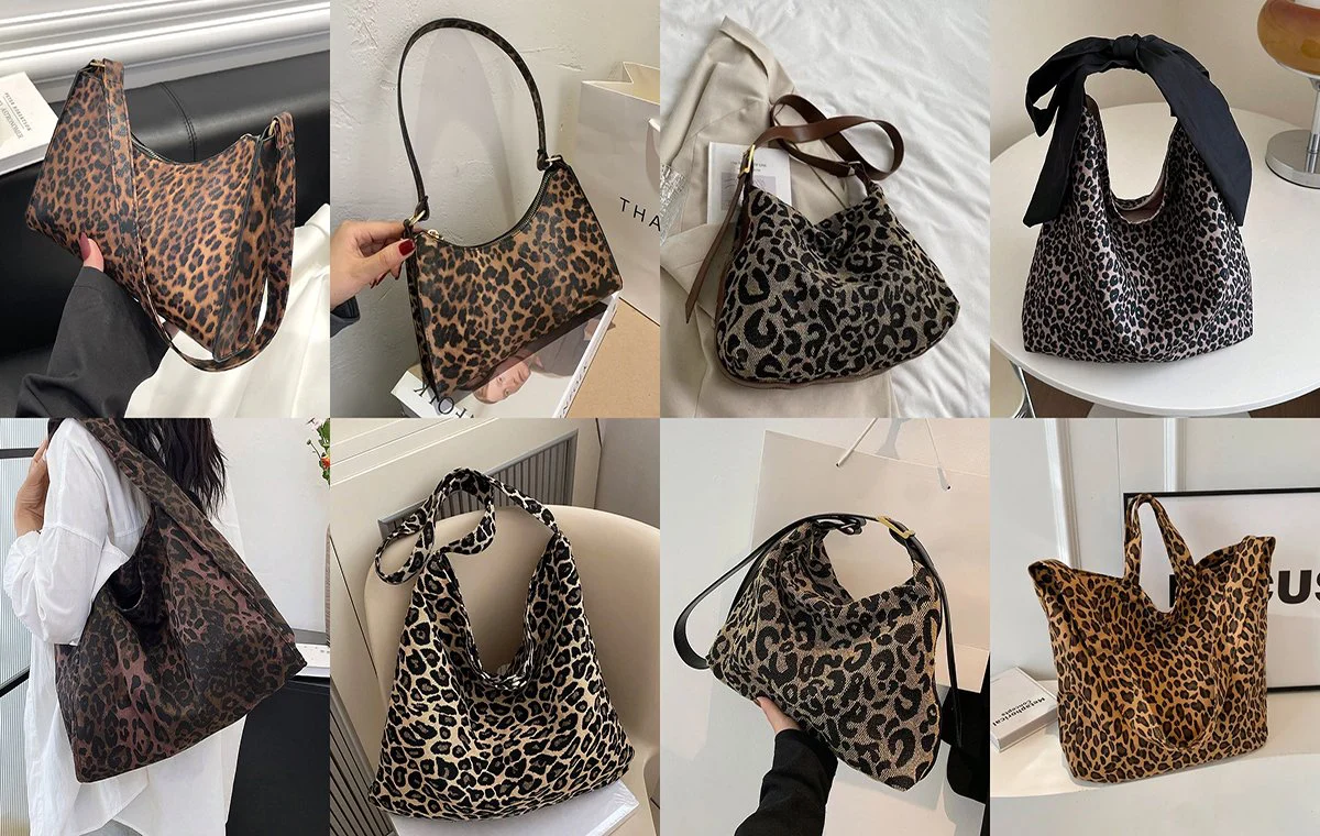 کیفهای ترند پاییز با طرح پلنگی