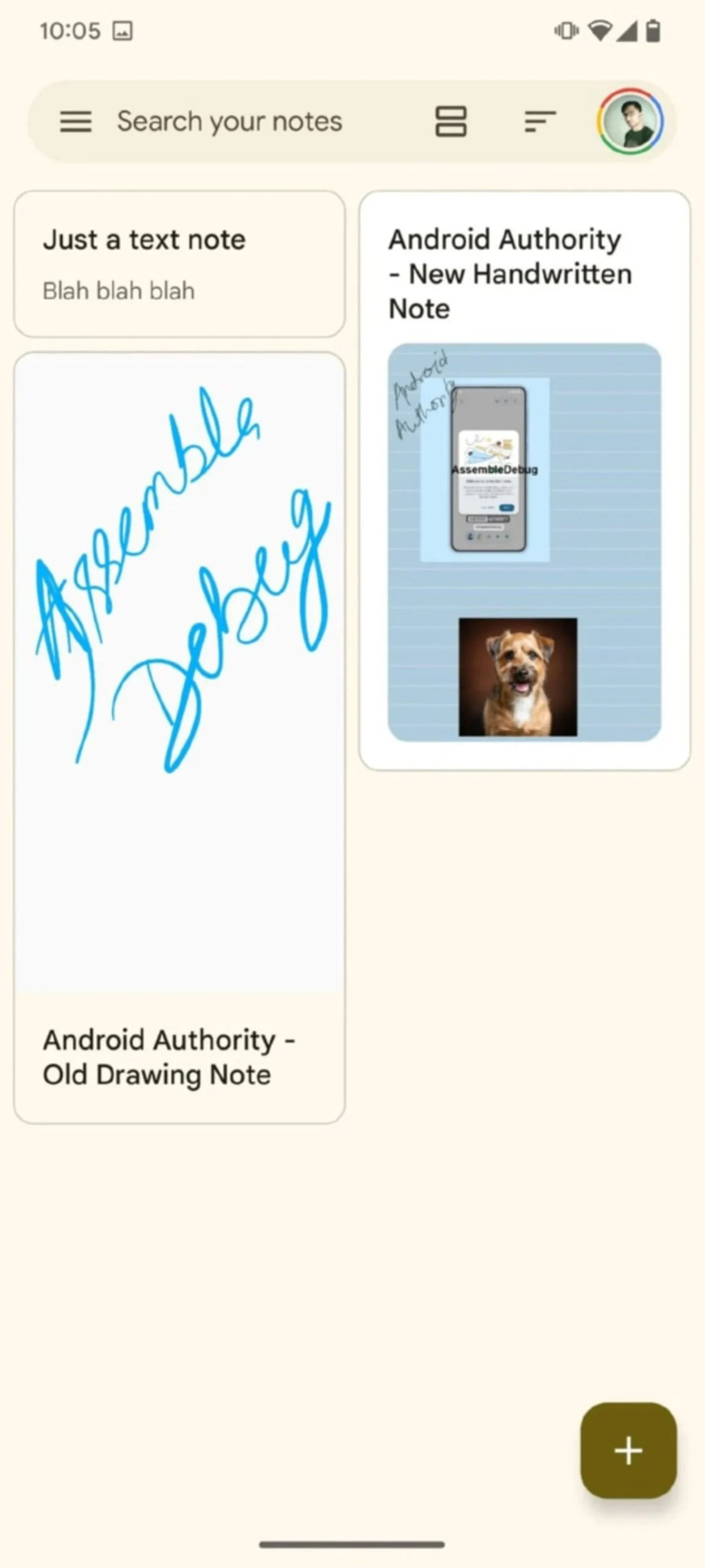 صفحه‌ی اصلی گوگل کیپ جدید