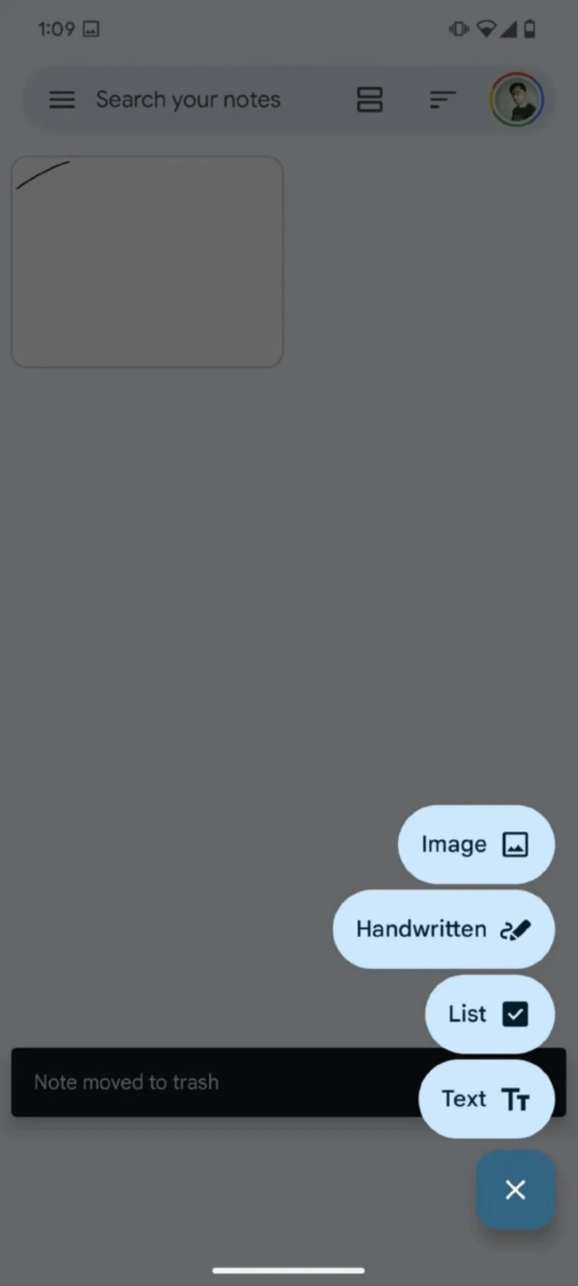 گزینه‌های موجود برای یادداشت‌برداری در گوگل کیپ 