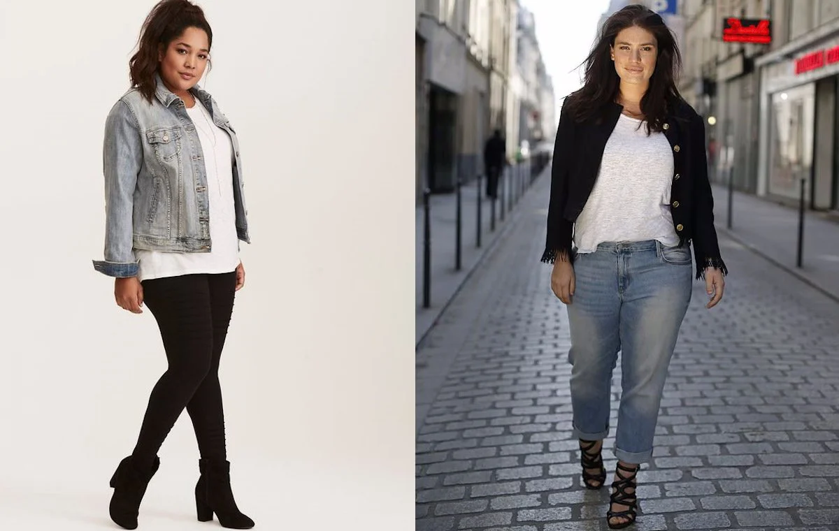 استایل کژوال برای خانم‌های پلاس سایز