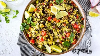 طرز تهیه سالاد کینوا و مرغ؛ رژیمی و خوشمزه