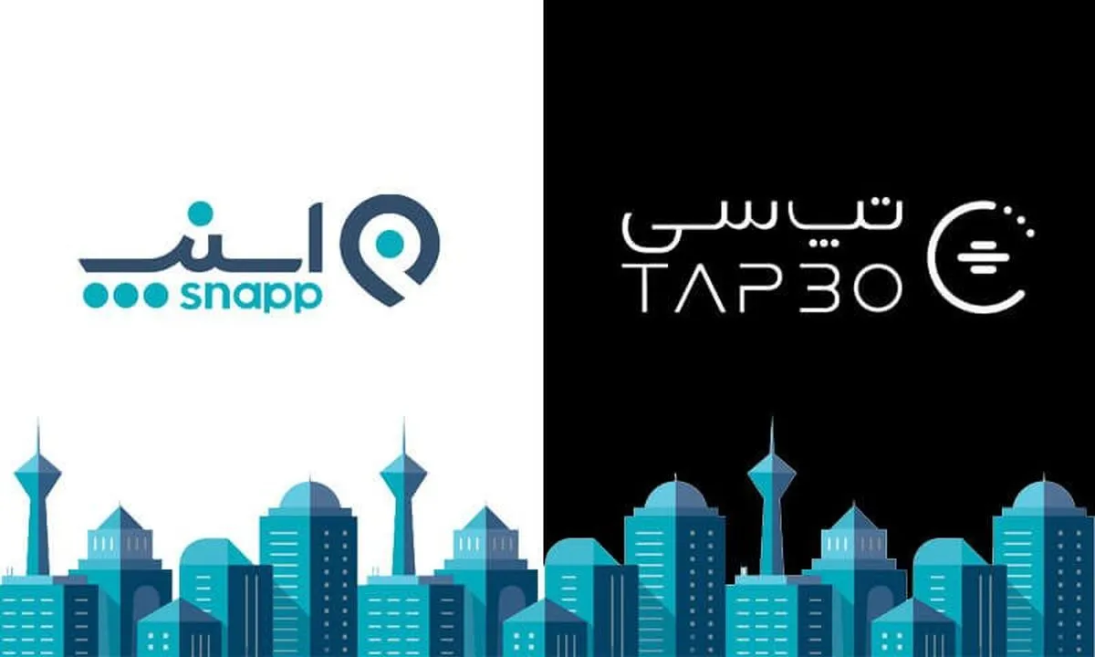 شکایت تپسی از اسنپ به دلیل ایجاد انحصار در سفارش آنلاین غذا