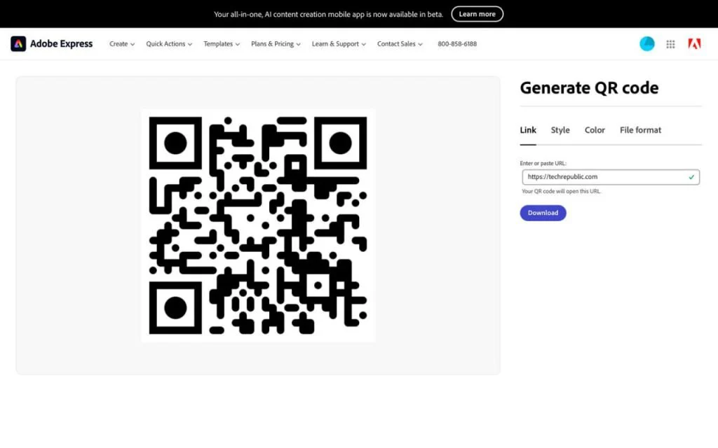 وب سایت ساخت کیو آر کد