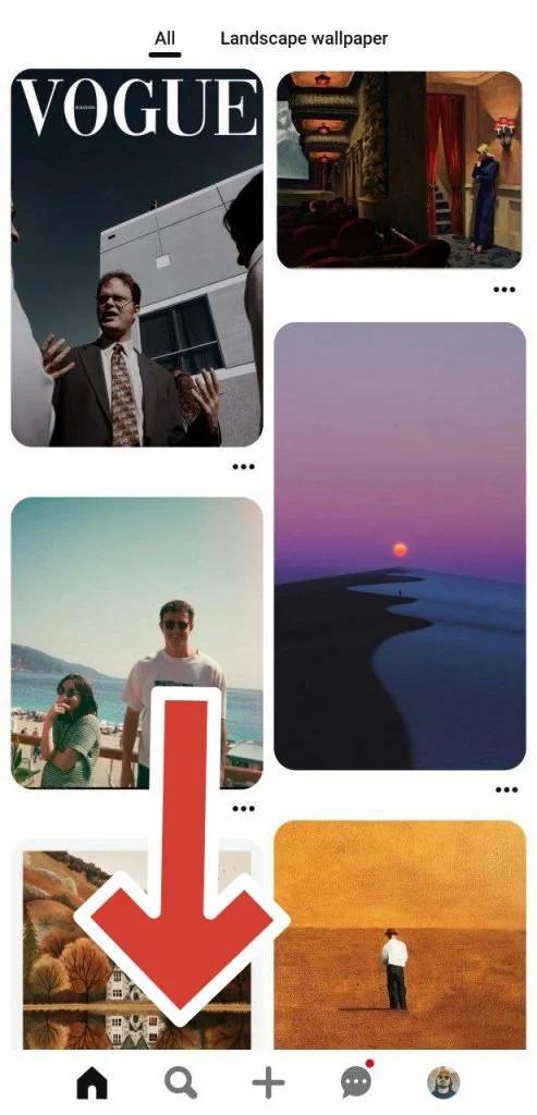 سرچ‌کردن عکس در پینترست