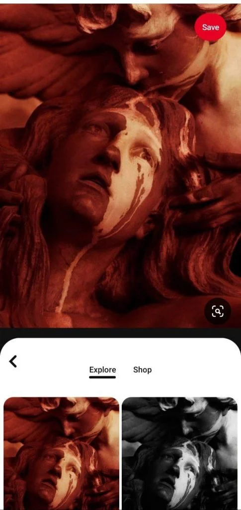 سرچ در پینترست