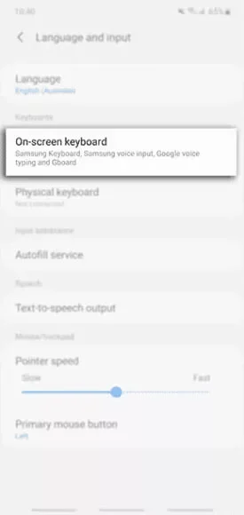 فارسی کردن کیبورد گوشی سامسونگ