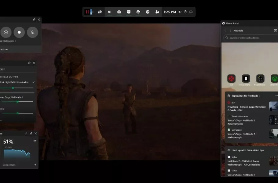 مایکروسافت درحال آزمایش نسخه‌ای از مرورگر اج برای درون بازی‌ها است