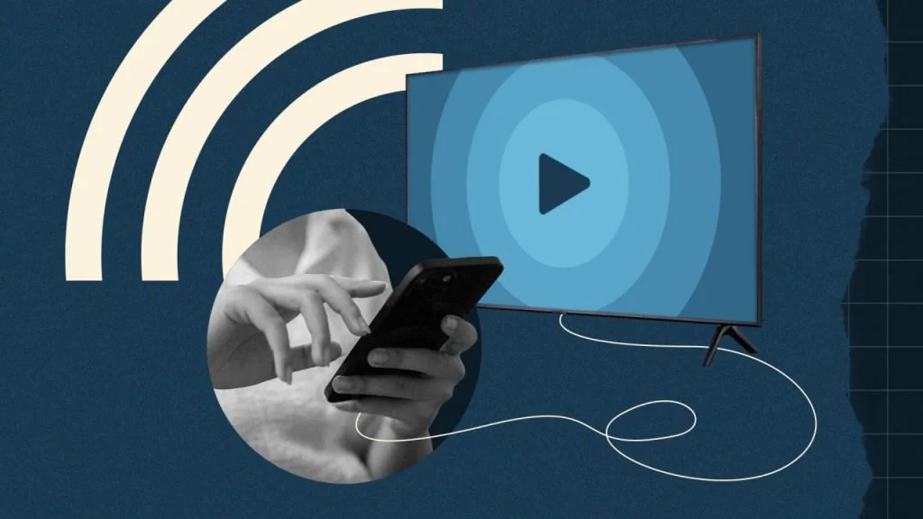 ارسال محتوا به تلویزیون