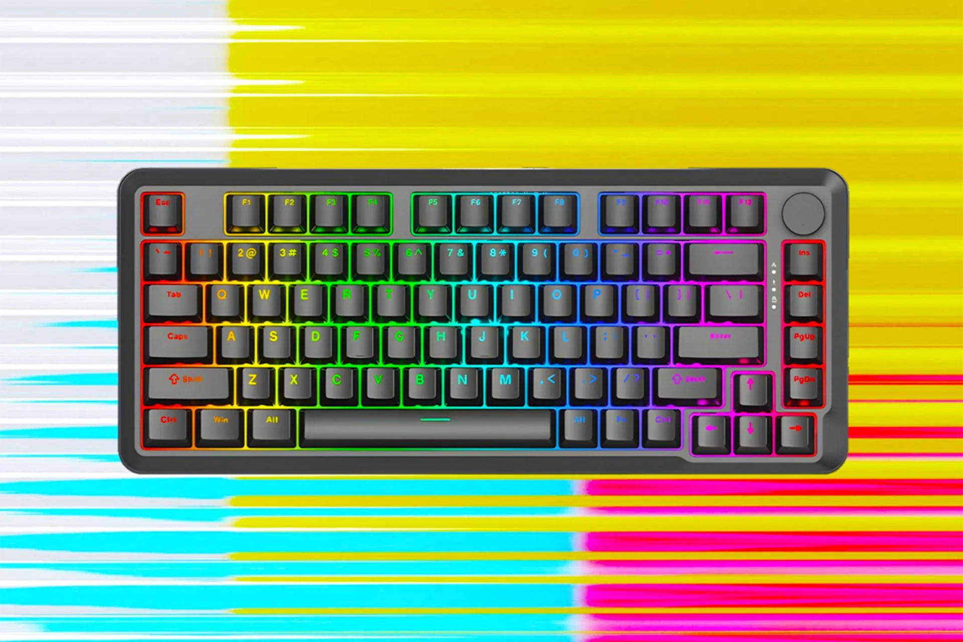 کیبورد خوش‌قیمت M82 با عملکرد سریع و نورپردازی رونمایی شد