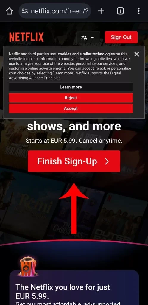آموزش ساخت اکانت نتفلیکس