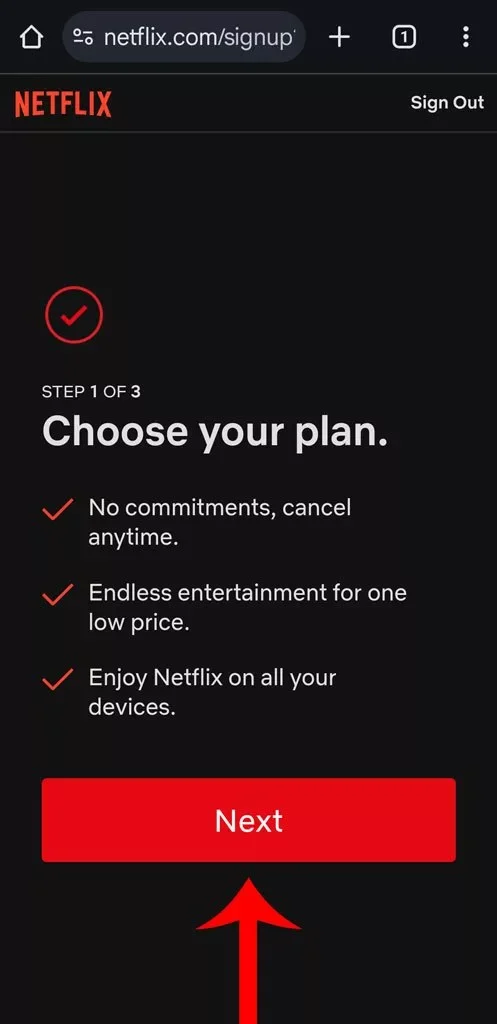 آموزش ساخت اکانت نتفلیکس