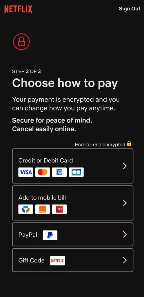 آموزش ساخت اکانت نتفلیکس