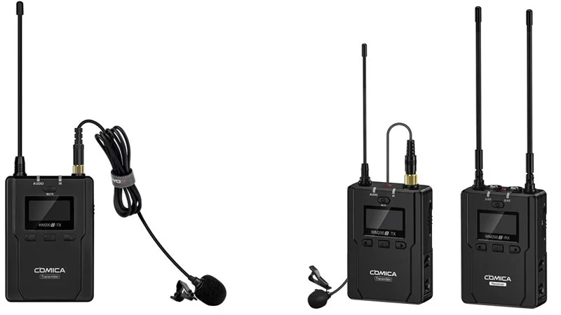 ست میکروفون بی سیم کامیکا مدل CVM-WM200IIC میکروفون ضبط پادکست