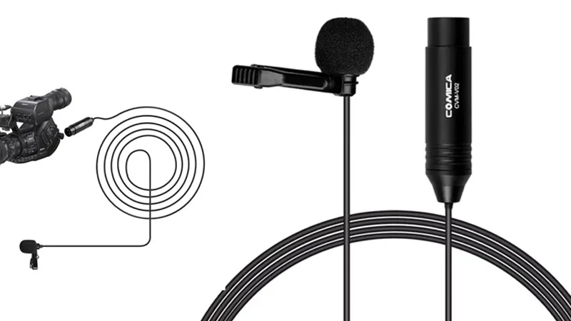 میکروفون یقه ای کامیکا مدل CVM-V02O بهترین میکروفن پادکست