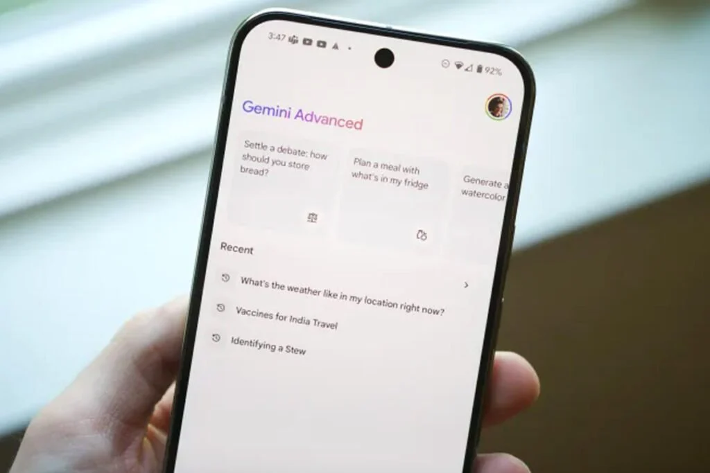 اشتراک رایگان Gemini Advanced 