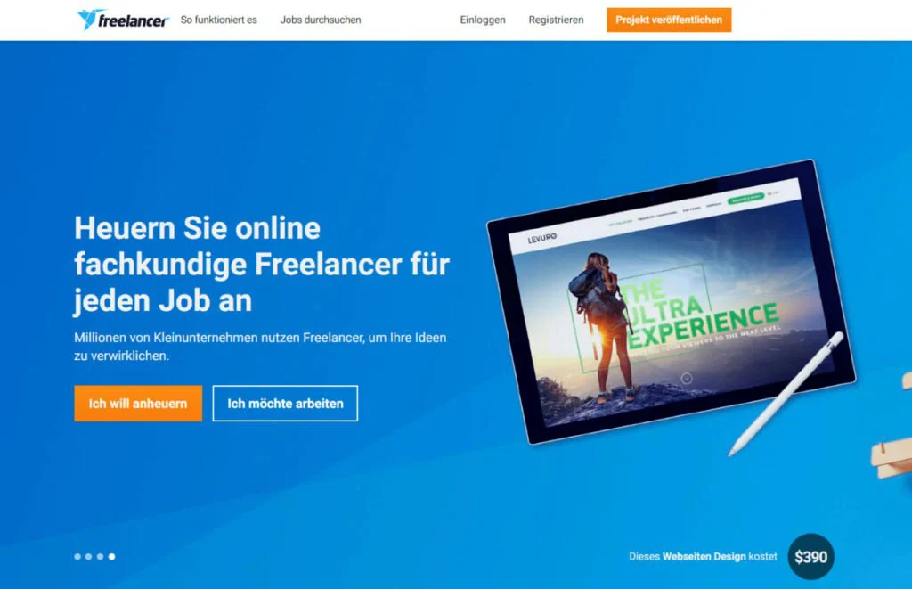 شبکه فریلنسری Freelancer.com