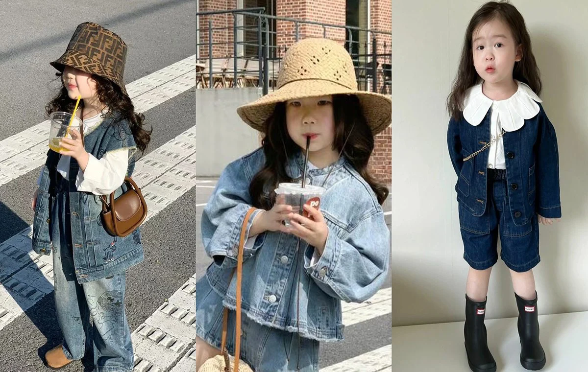 کت جین دخترانه برای عید