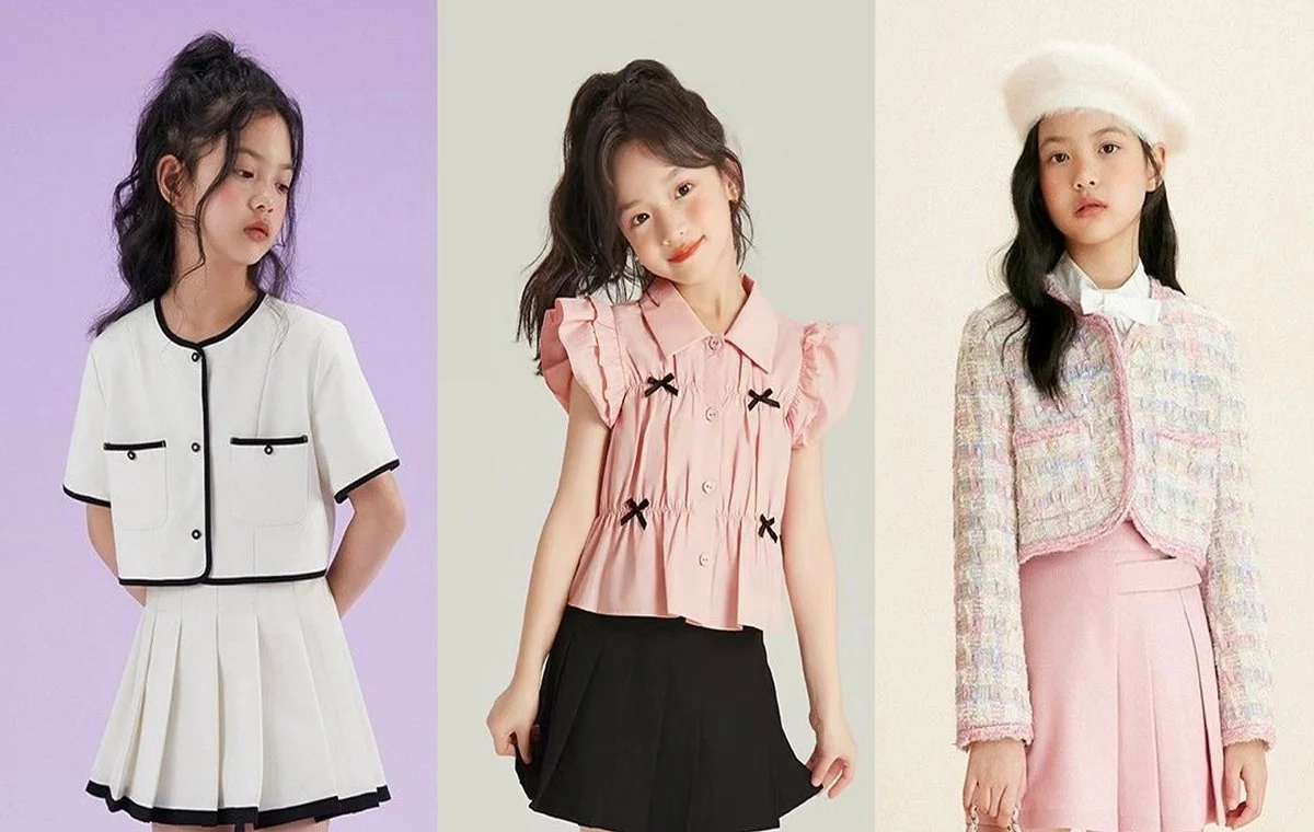 مدل لباس عید دخترانه با دامن