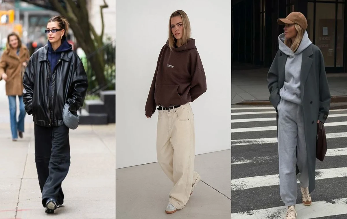 استایل زمستانی با هودی و دورس