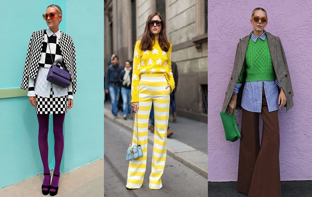 ترکیب پترنهای مختلف در استایل