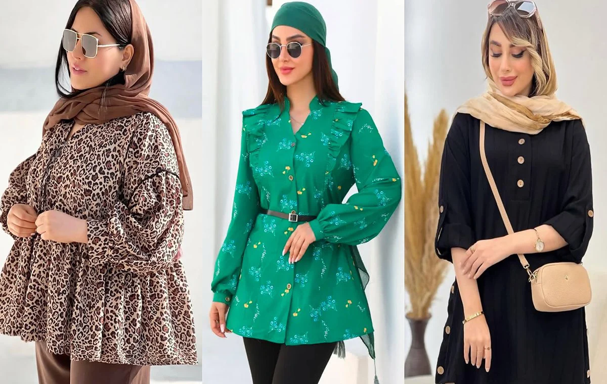 مدل لباس خانگی برای عید؛ تونیک و شلوار