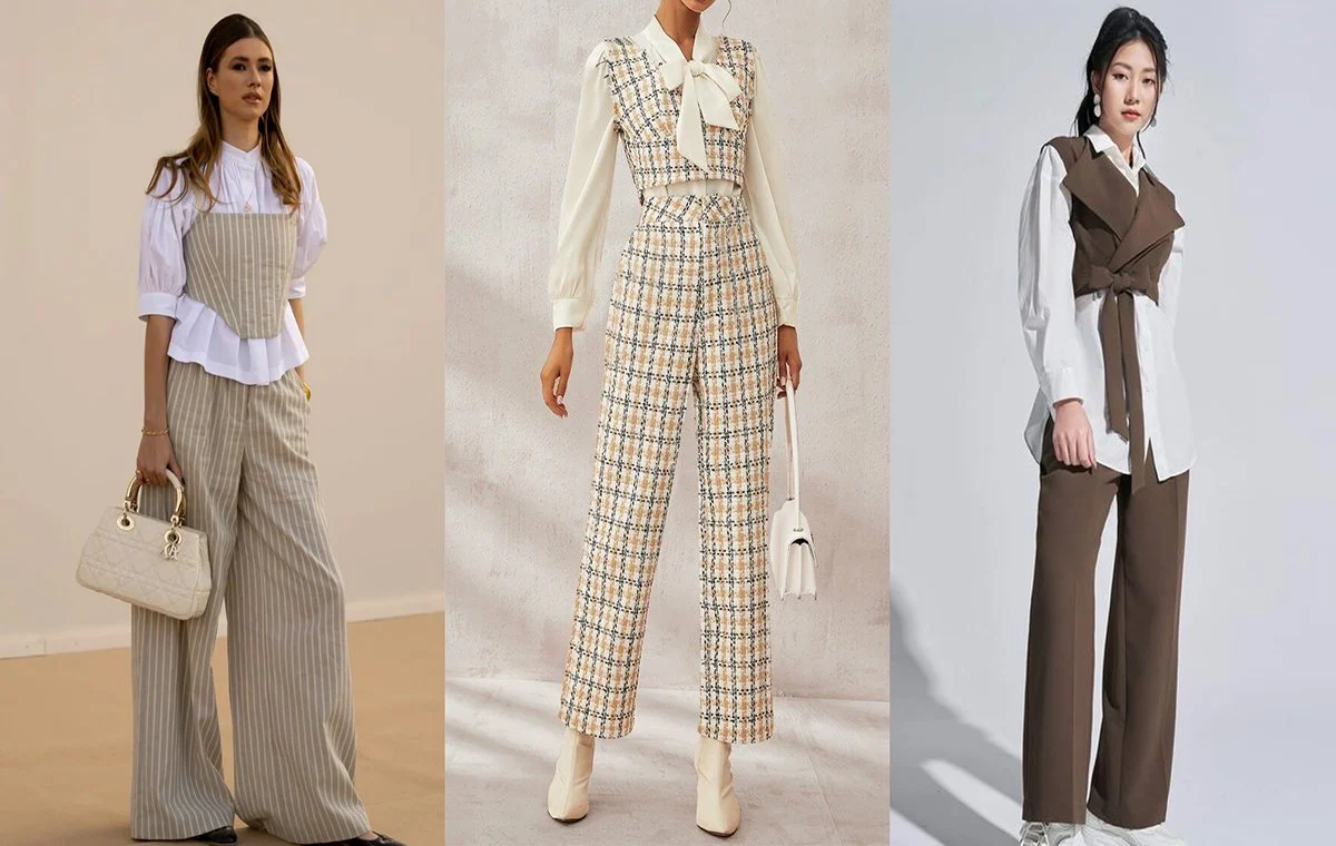 ست جلیقه و شلوار برای عید